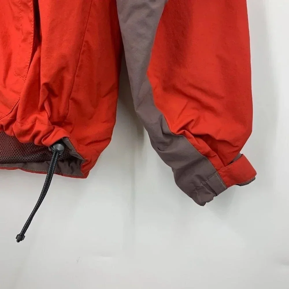 The North Face Men's Hydrenalite Two Tone Red Long Sleeve Hooded Jacket‎ Size M